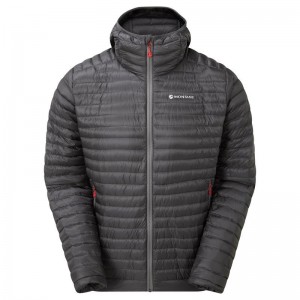 Montane Anti-Freeze Lite Met Capuchon Donsjas Heren Donkergrijs | APJ5612AP