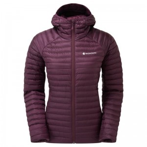 Montane Anti-Freeze Lite Met Capuchon Donsjas Dames Paars | FCX2849JK