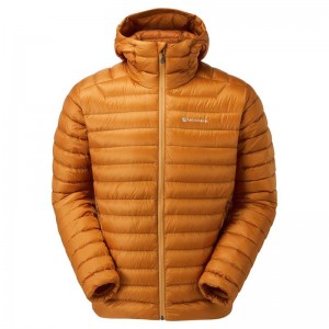 Montane Anti-Freeze Met Capuchon Donsjas Heren Oranje | QQP4328IM