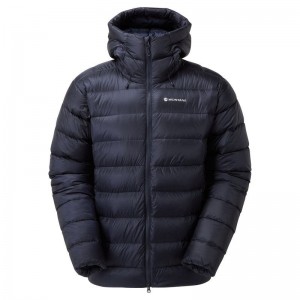 Montane Anti-Freeze XT Met Capuchon Donsjas Heren Donkerblauw | LGA5962FK