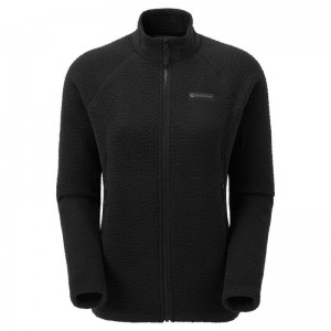 Montane Chonos Fleece Jassen Dames Zwart | EYB9077IJ