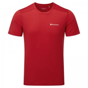 Montane Dart Lite T-shirts Heren Donkerrood | KLP7054EW