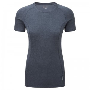 Montane Dart T-shirts Dames Donkerblauw | PHQ3590OD