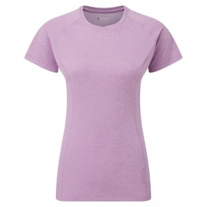 Montane Dart T-shirts Dames Grijs Paars | HZX7314FD