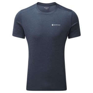 Montane Dart T-shirts Heren Donkerblauw | YLC9913TC