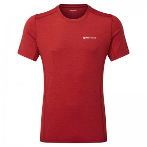 Montane Dart T-shirts Heren Donkerrood | IPI5555OV