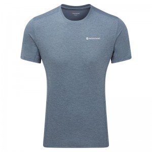 Montane Dart T-shirts Heren Grijs Blauw | UQU9117KG