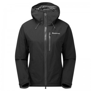 Montane Duality Insulated Waterdichte Jas Dames Zwart | RLE2795ZT