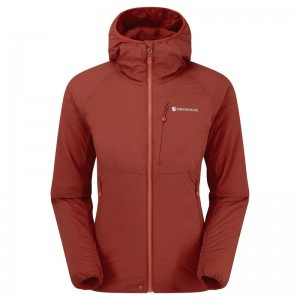 Montane Fireball Softshell Jas Dames Oranje Rood | IED7927JE