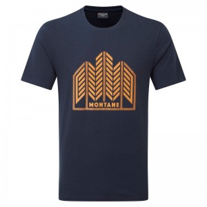 Montane Forest T-shirts Heren Donkerblauw | RRF855GC