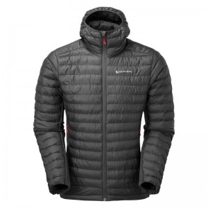 Montane Icarus Lite Met Capuchon Jassen Heren Donkergrijs | FKI5822KT