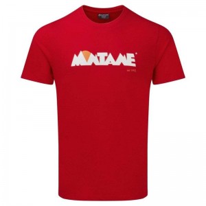 Montane Lichtgewicht Heritage T-shirts Heren Rood | AYA3888ZT