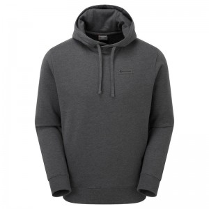 Montane Mono Logo Hoodie Heren Donkergrijs | XGA5916QL