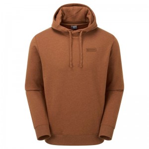 Montane Mono Logo Hoodie Heren Donkeroranje | UGR7565AA