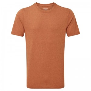 Montane Phase T-shirts Heren Donkeroranje | FKV1914SS