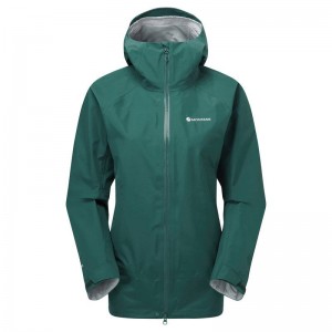 Montane Phase Waterdichte Jas Dames Donkergroen | UAH888CG