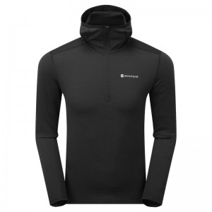 Montane Protium Lite Met Capuchon Pull On Vlies Heren Zwart | VWE5355QY