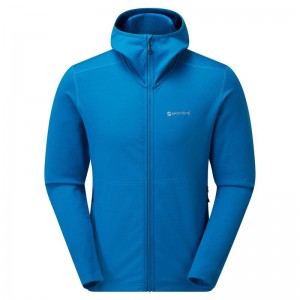 Montane Protium Met Capuchon Fleece Jassen Heren Blauw | WQR692PO