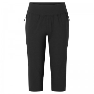 Montane Tucana Lite Stretch Capri 3/4 Leggings Dames Zwart | GMQ1036HG