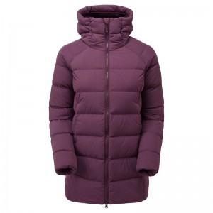 Montane Tundra Met Capuchon Donsjas Dames Paars | FXN8397VG