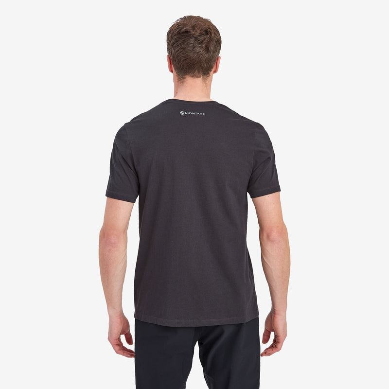 Montane Abstract Mountain T-shirts Heren Grijs | KSE824XA