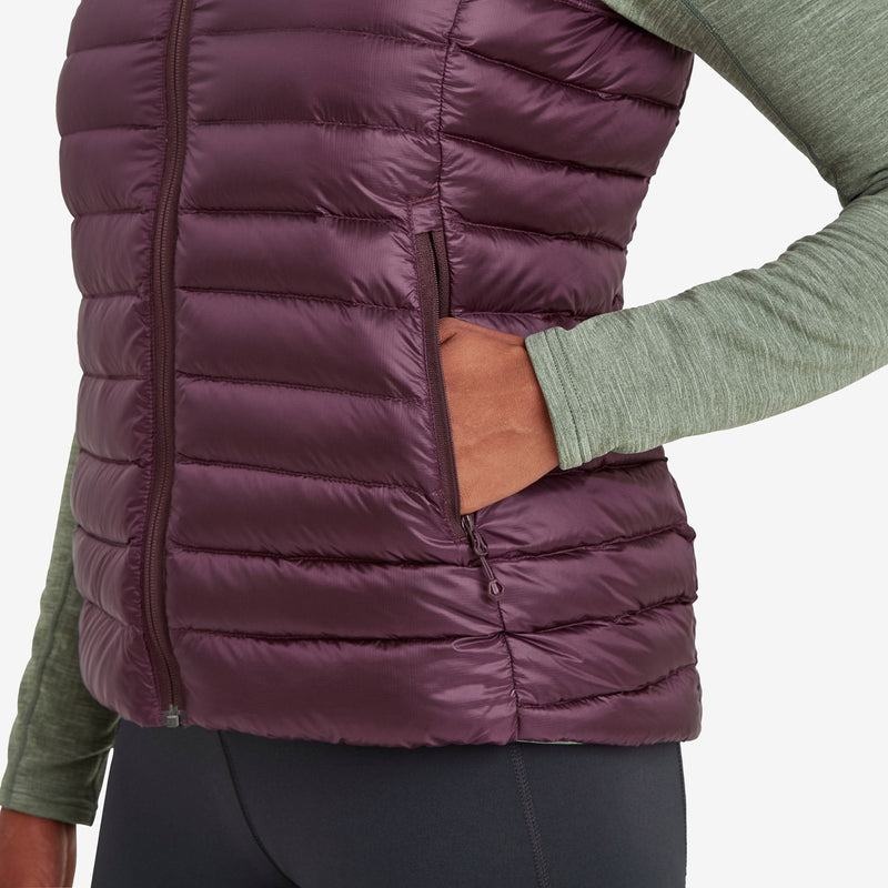 Montane Anti-Freeze Down Gilet Dames Paars | FLW1474JL