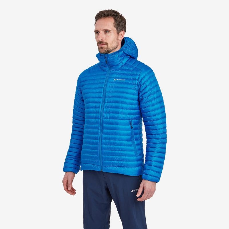 Montane Anti-Freeze Lite Met Capuchon Donsjas Heren Blauw | WFR964HA