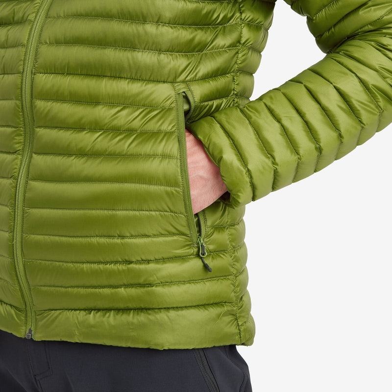 Montane Anti-Freeze Lite Met Capuchon Donsjas Heren Groen | CUG5352YW