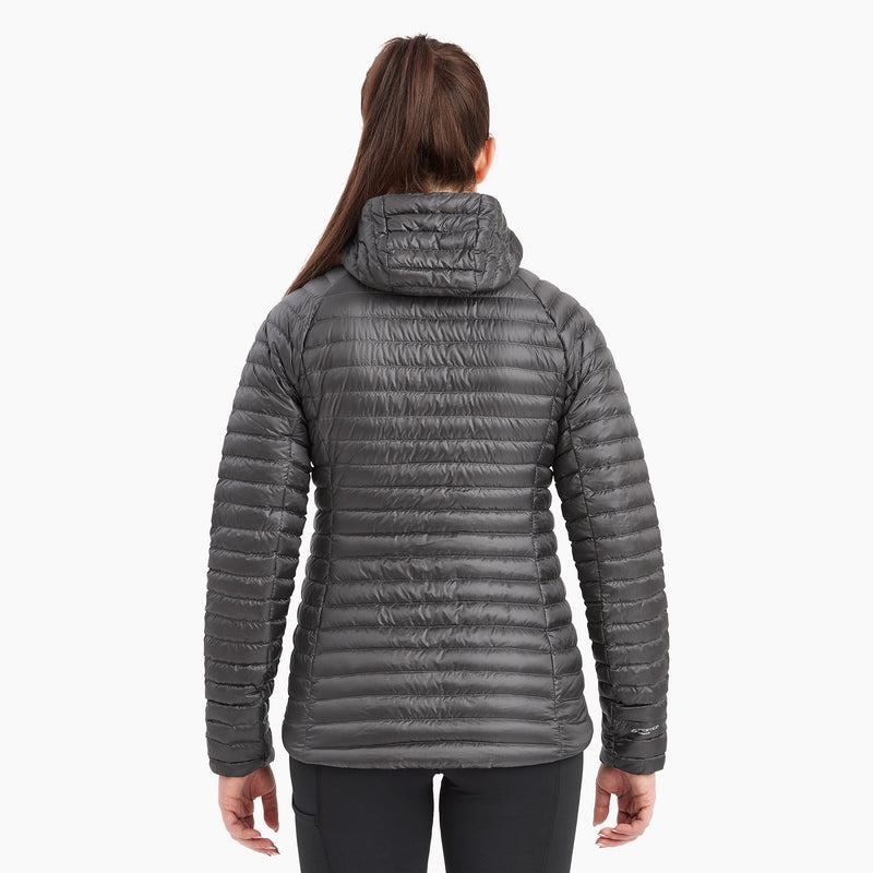 Montane Anti-Freeze Lite Met Capuchon Donsjas Dames Donkergrijs | UDM4679LQ