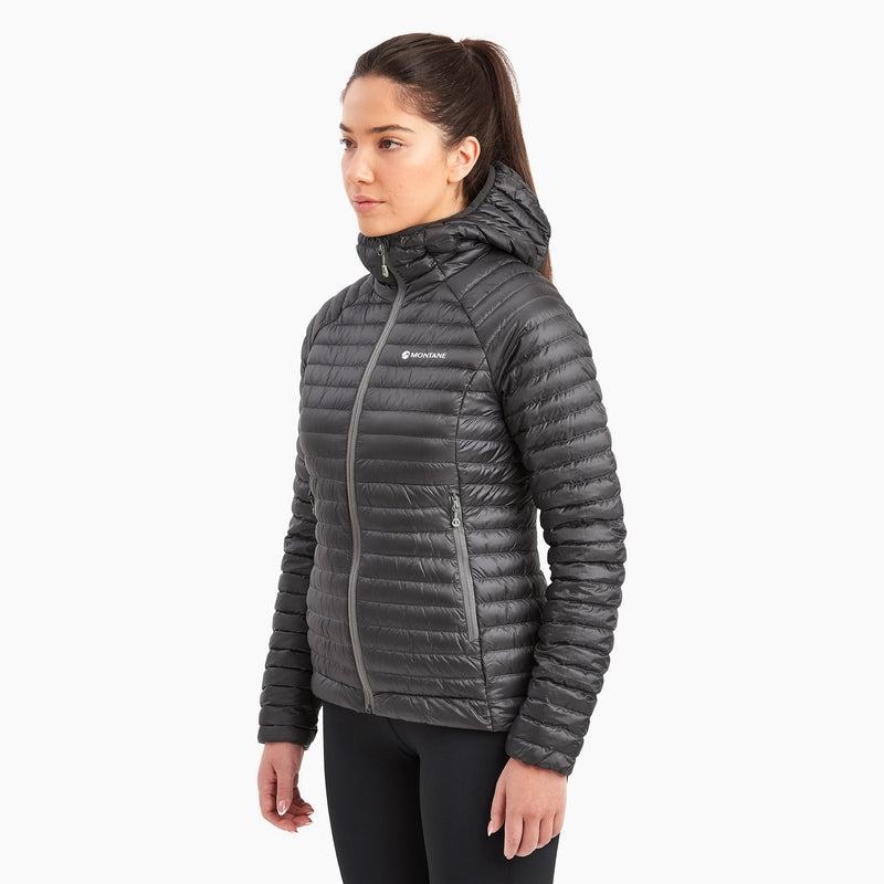 Montane Anti-Freeze Lite Met Capuchon Donsjas Dames Donkergrijs | UDM4679LQ