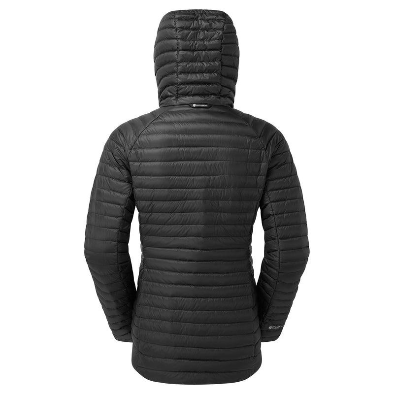 Montane Anti-Freeze Lite Met Capuchon Donsjas Dames Zwart | WIO7447FS