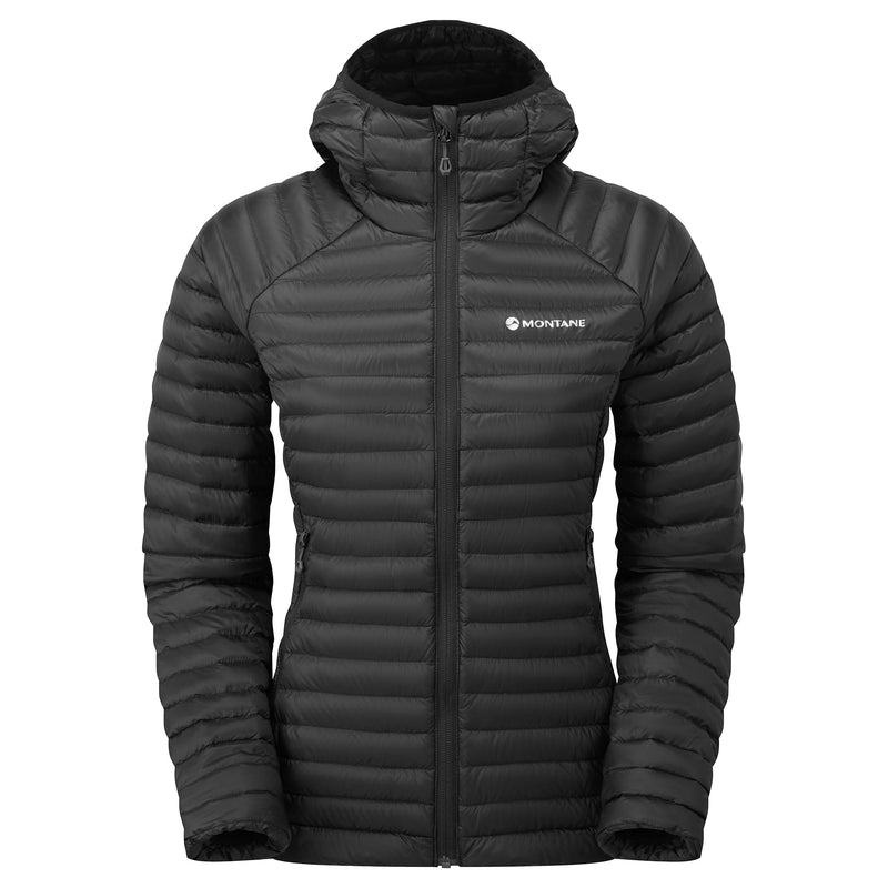 Montane Anti-Freeze Lite Met Capuchon Donsjas Dames Zwart | WIO7447FS