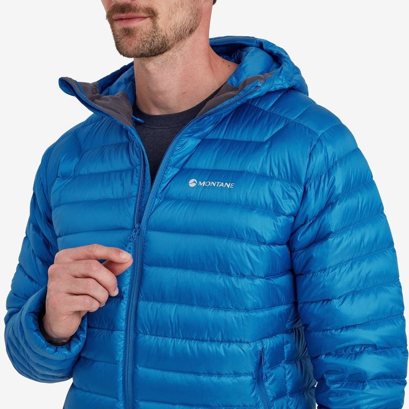 Montane Anti-Freeze Met Capuchon Donsjas Heren Blauw | AKR2919CK