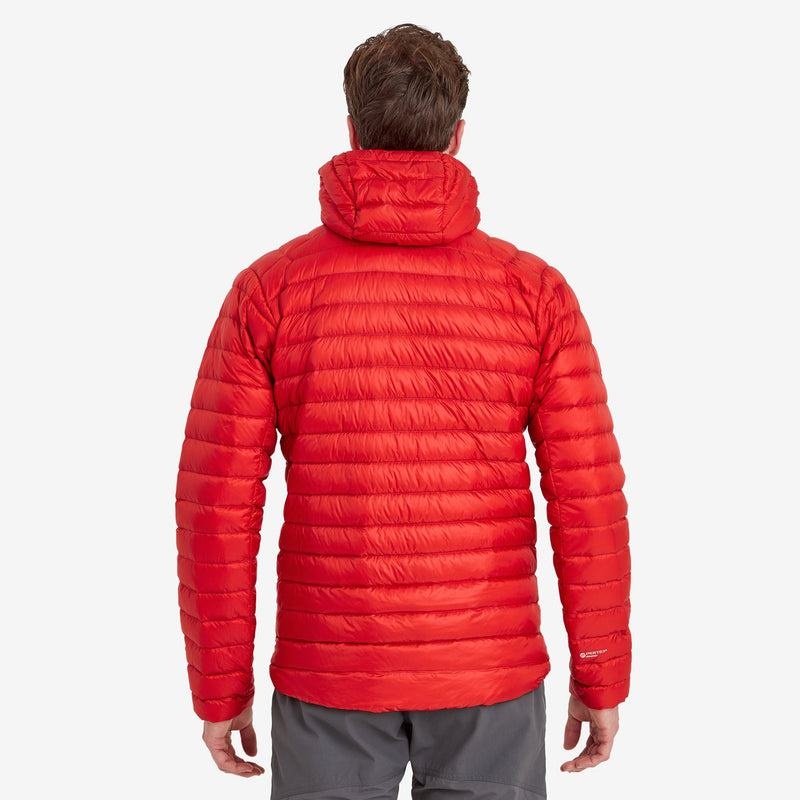 Montane Anti-Freeze Met Capuchon Donsjas Heren Rood | VMU9272PZ