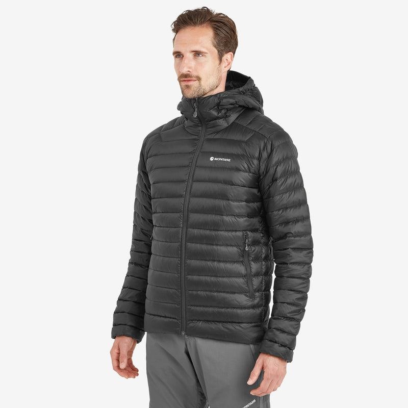 Montane Anti-Freeze Met Capuchon Donsjas Heren Zwart | CHO2198HS