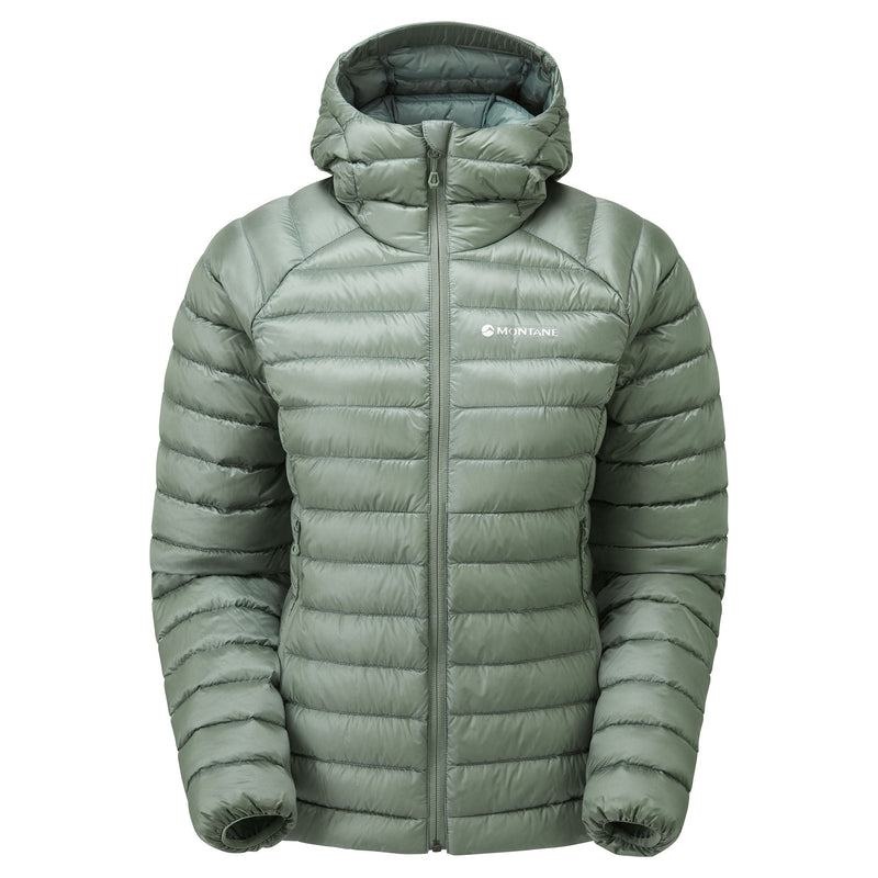 Montane Anti-Freeze Met Capuchon Donsjas Dames Grijs Groen | GYA5569NN