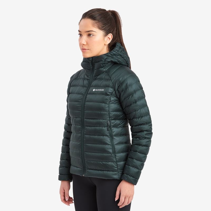 Montane Anti-Freeze Met Capuchon Donsjas Dames Olijfgroen Groen | HFT93EP