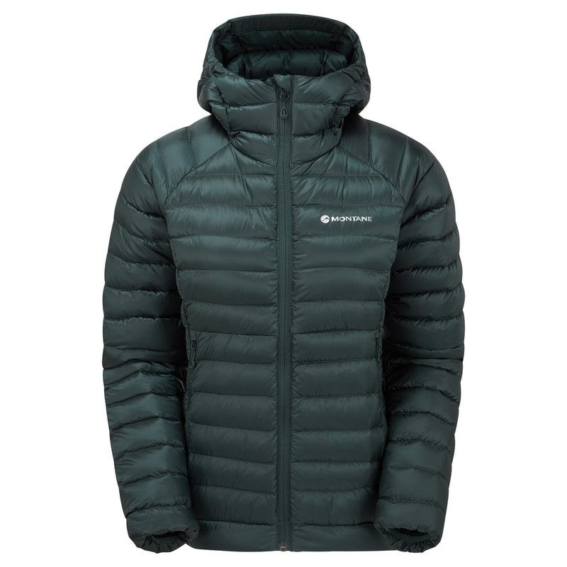 Montane Anti-Freeze Met Capuchon Donsjas Dames Olijfgroen Groen | HFT93EP