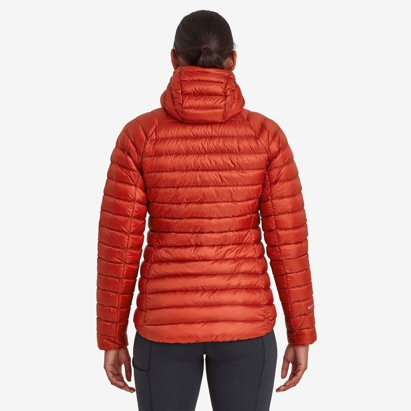 Montane Anti-Freeze Met Capuchon Donsjas Dames Oranje Rood | WGB5649CW