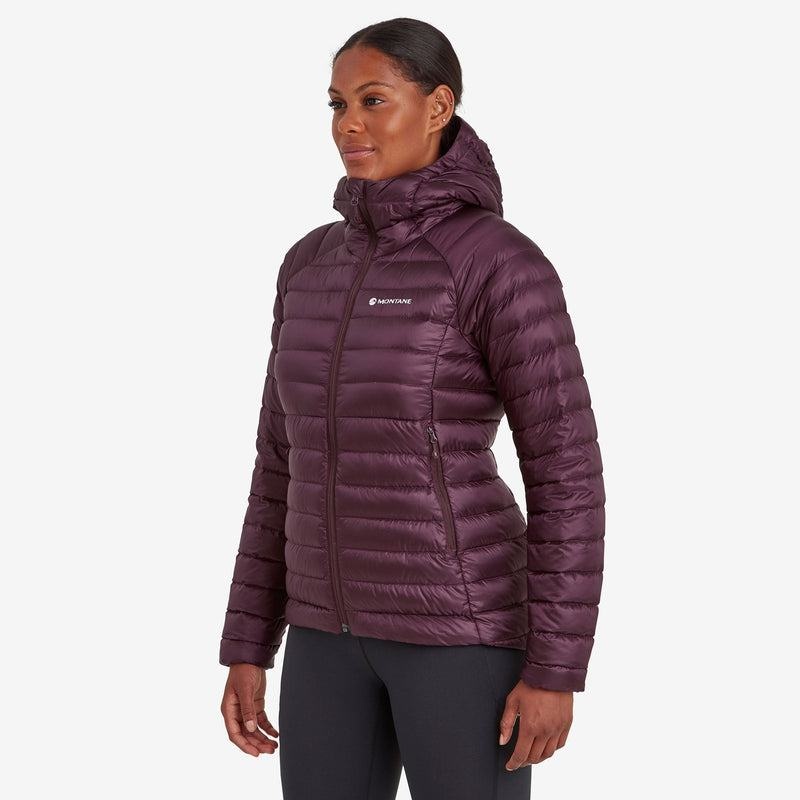 Montane Anti-Freeze Met Capuchon Donsjas Dames Paars | GDW7845RF