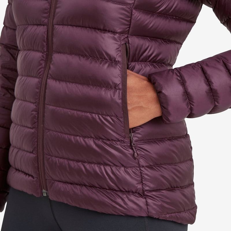 Montane Anti-Freeze Met Capuchon Donsjas Dames Paars | GDW7845RF