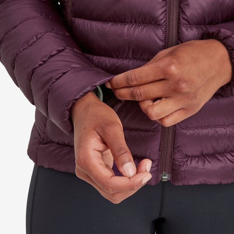 Montane Anti-Freeze Met Capuchon Donsjas Dames Paars | GDW7845RF