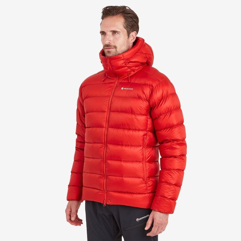 Montane Anti-Freeze XT Met Capuchon Donsjas Heren Rood | MET8088GV