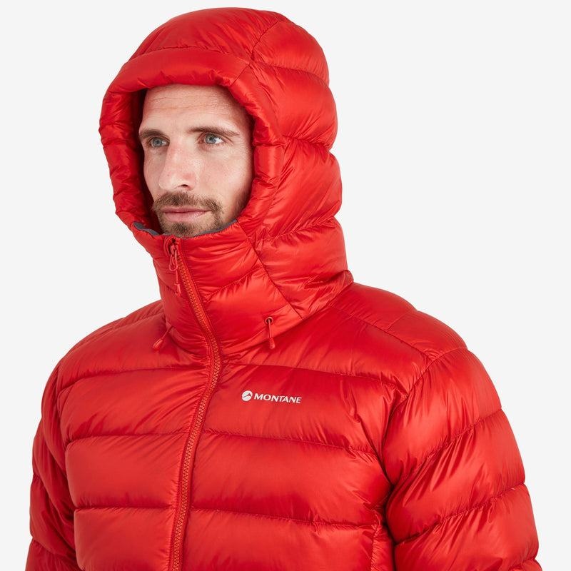 Montane Anti-Freeze XT Met Capuchon Donsjas Heren Rood | MET8088GV