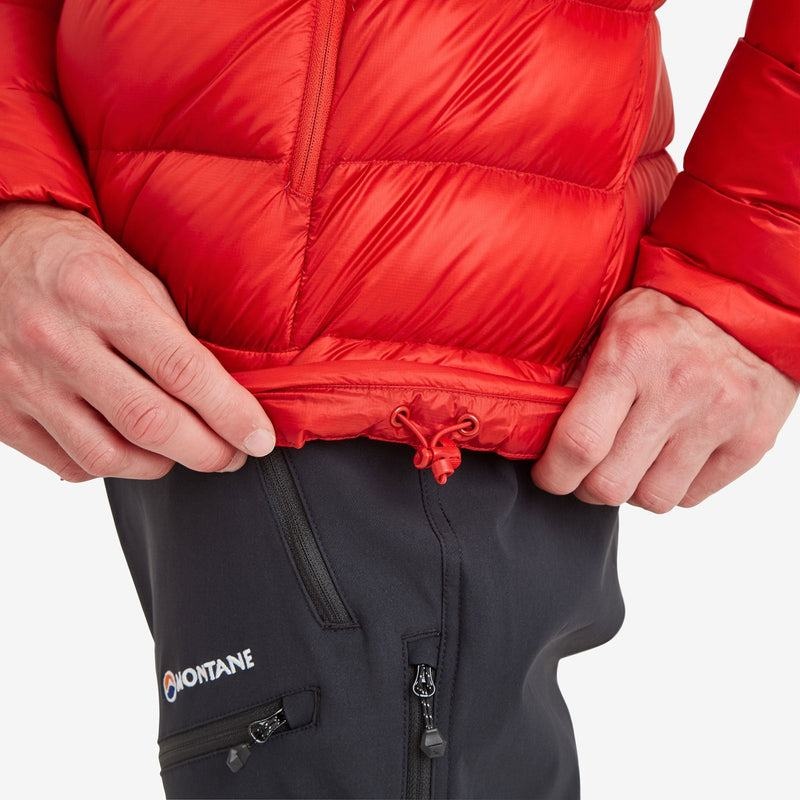 Montane Anti-Freeze XT Met Capuchon Donsjas Heren Rood | MET8088GV