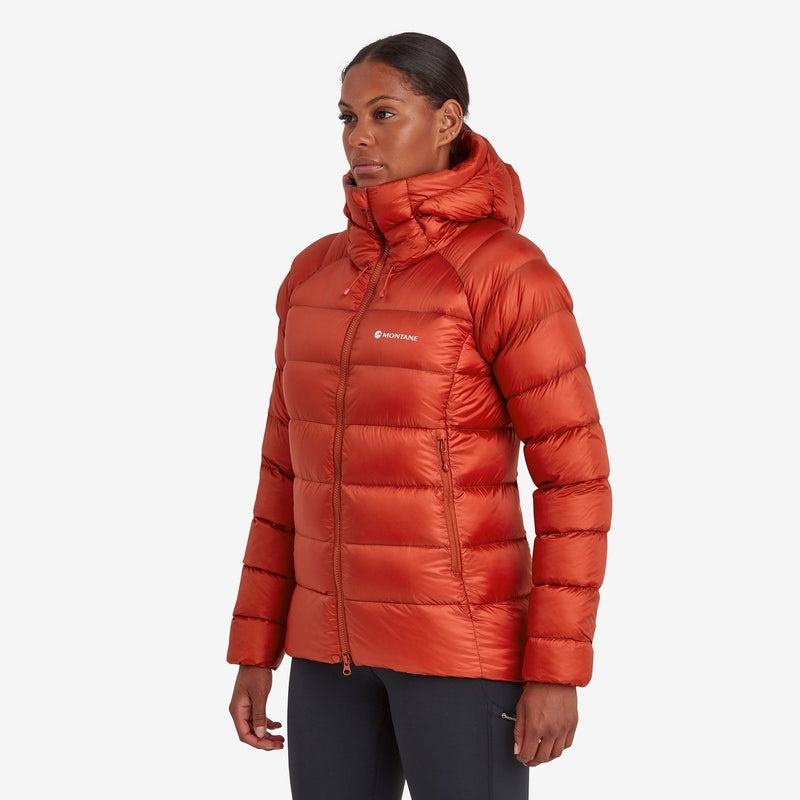 Montane Anti-Freeze XT Met Capuchon Donsjas Dames Oranje Rood | DFV871LB