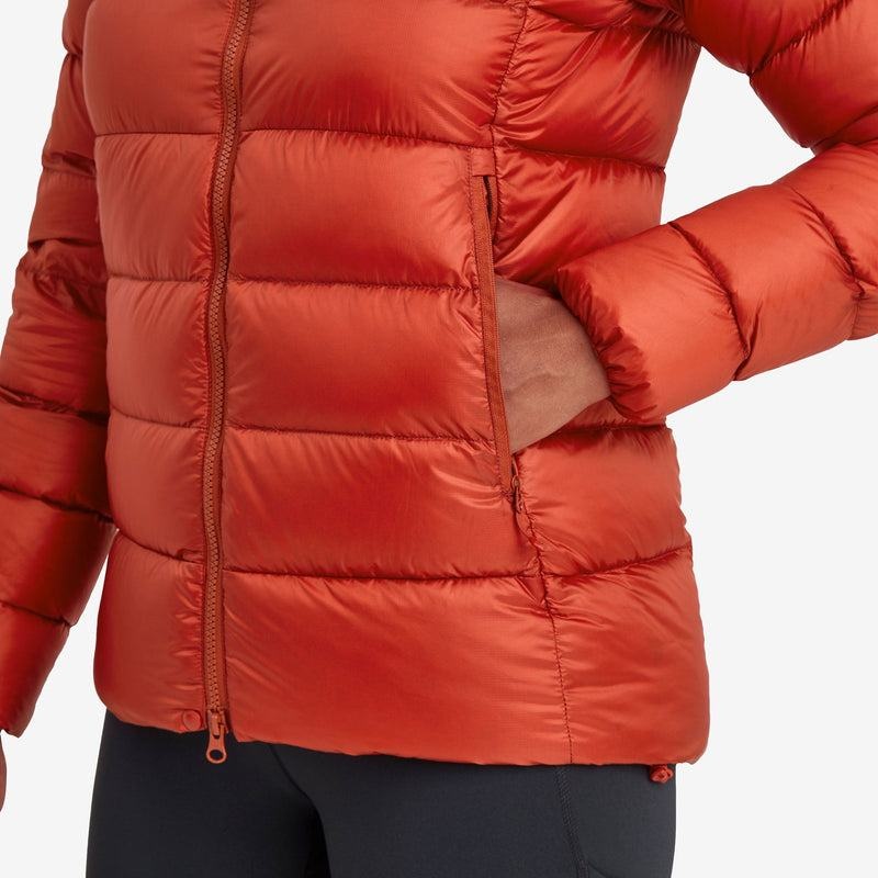 Montane Anti-Freeze XT Met Capuchon Donsjas Dames Oranje Rood | DFV871LB