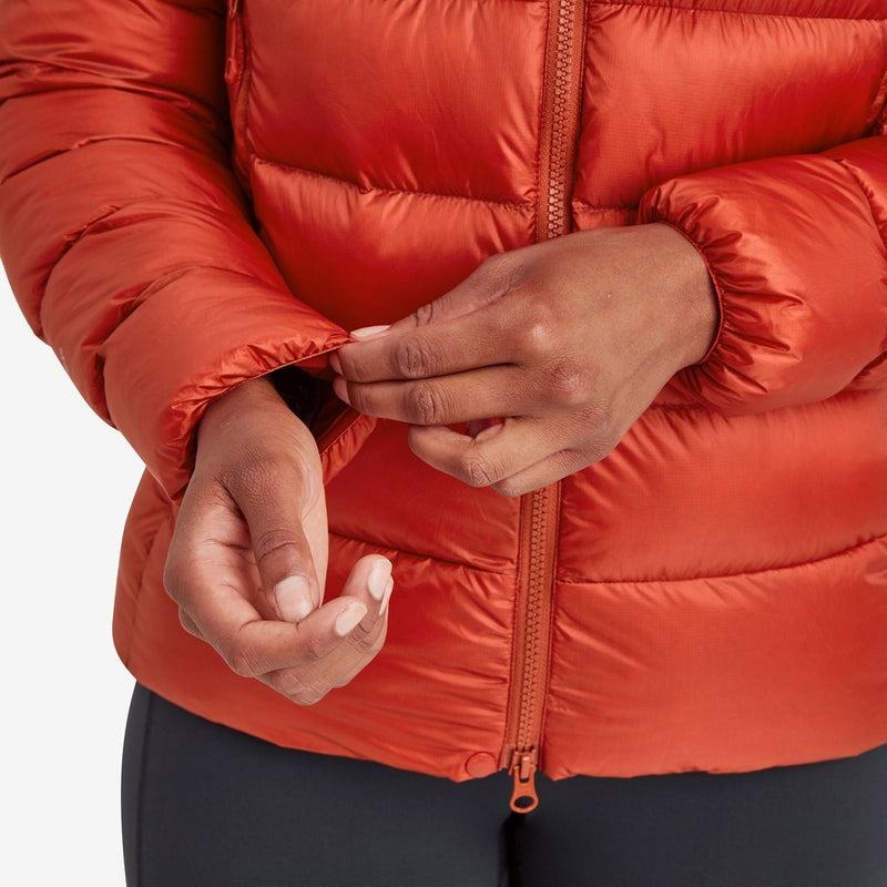 Montane Anti-Freeze XT Met Capuchon Donsjas Dames Oranje Rood | DFV871LB