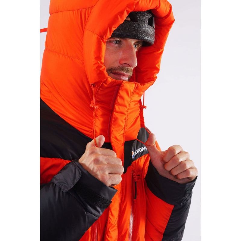 Montane Apex 8000 Donsjas Heren Oranje Zwart | CHL377BI