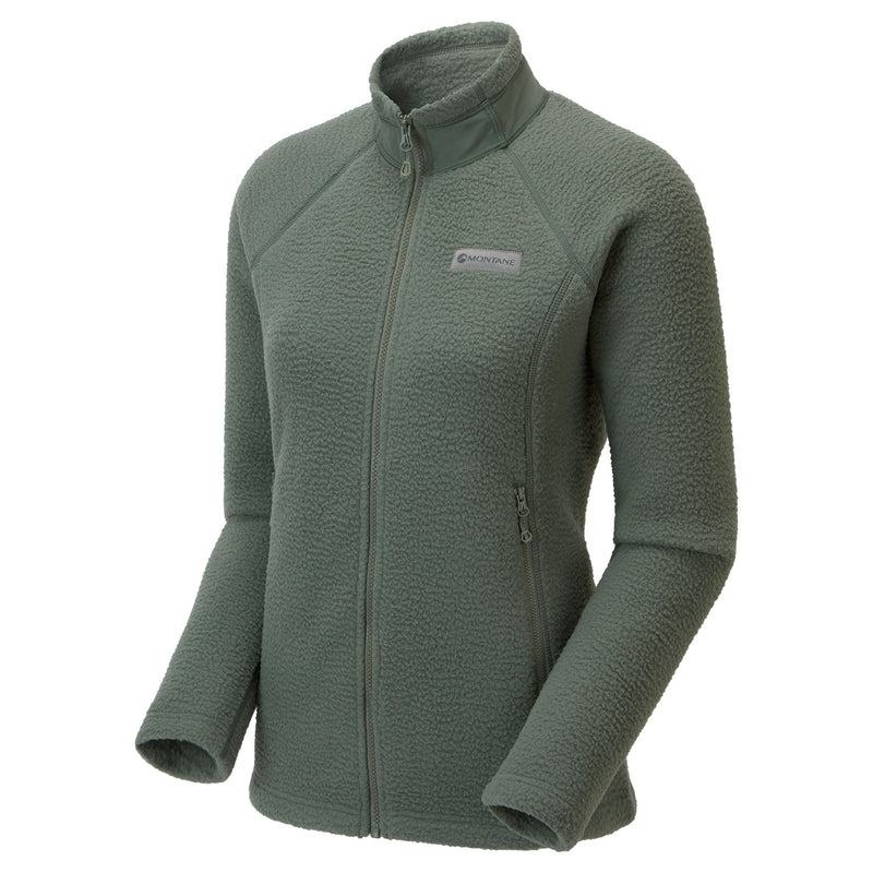 Montane Chonos Fleece Jassen Dames Grijs Groen | VTF7261VB